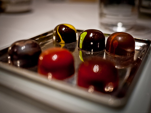 Mignardises (bite-sized desserts sometimes served at the end of a meal)