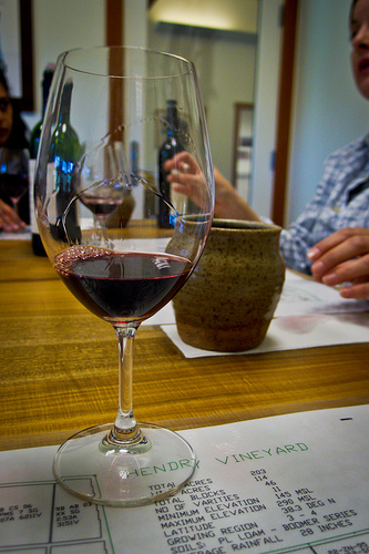 Hendry's Winery wine tasting