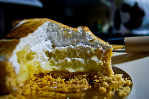 Lemon tart insides from Bouchon Bakery, Yountville