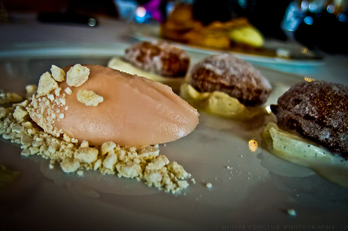 Redd Restaurant, Yountville -  Donut balls with sorbet