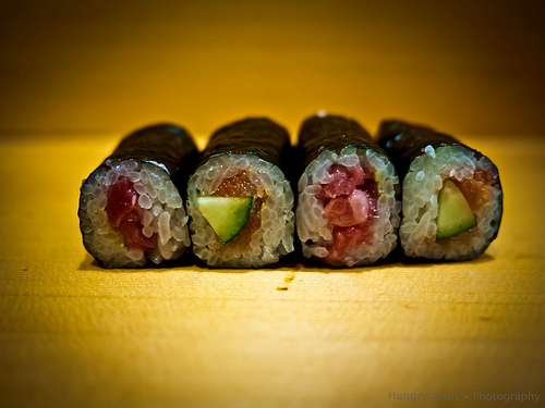 Sushi Dai - cod roe sushi