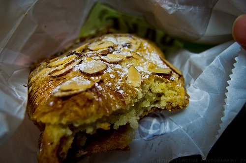 Almond croissant from Bouchon Bakery, Yountville