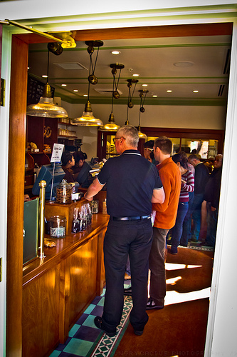 inside view of Thomas Keller's Bouchon Bakery, Yountville