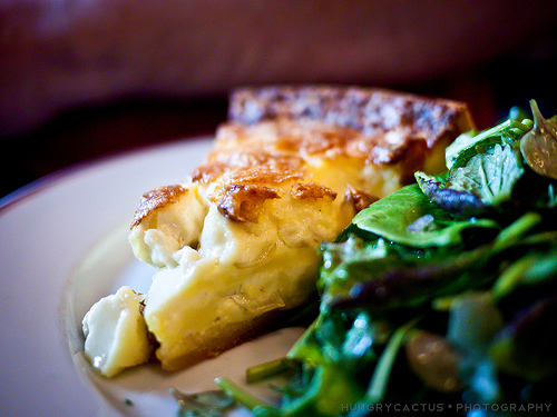 Quiche Lorraine at Bouchon, Yountville, CA