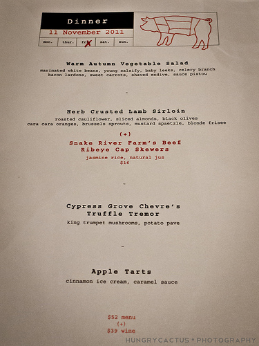Ad Hoc, Yountville, CA
