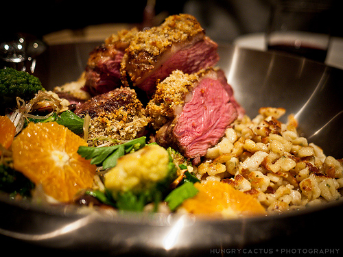 Herb Crusted Lamb Sirloin at Ad Hoc, Yountville, CA