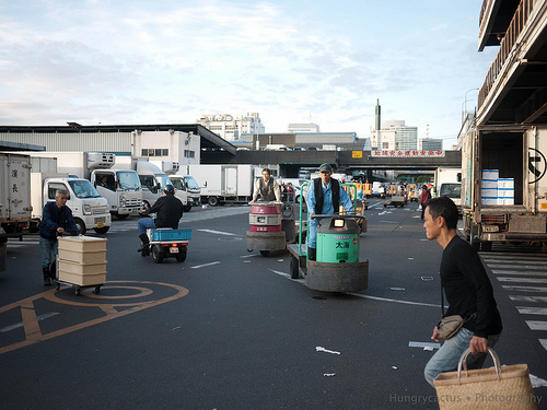 Tsukiji fish market